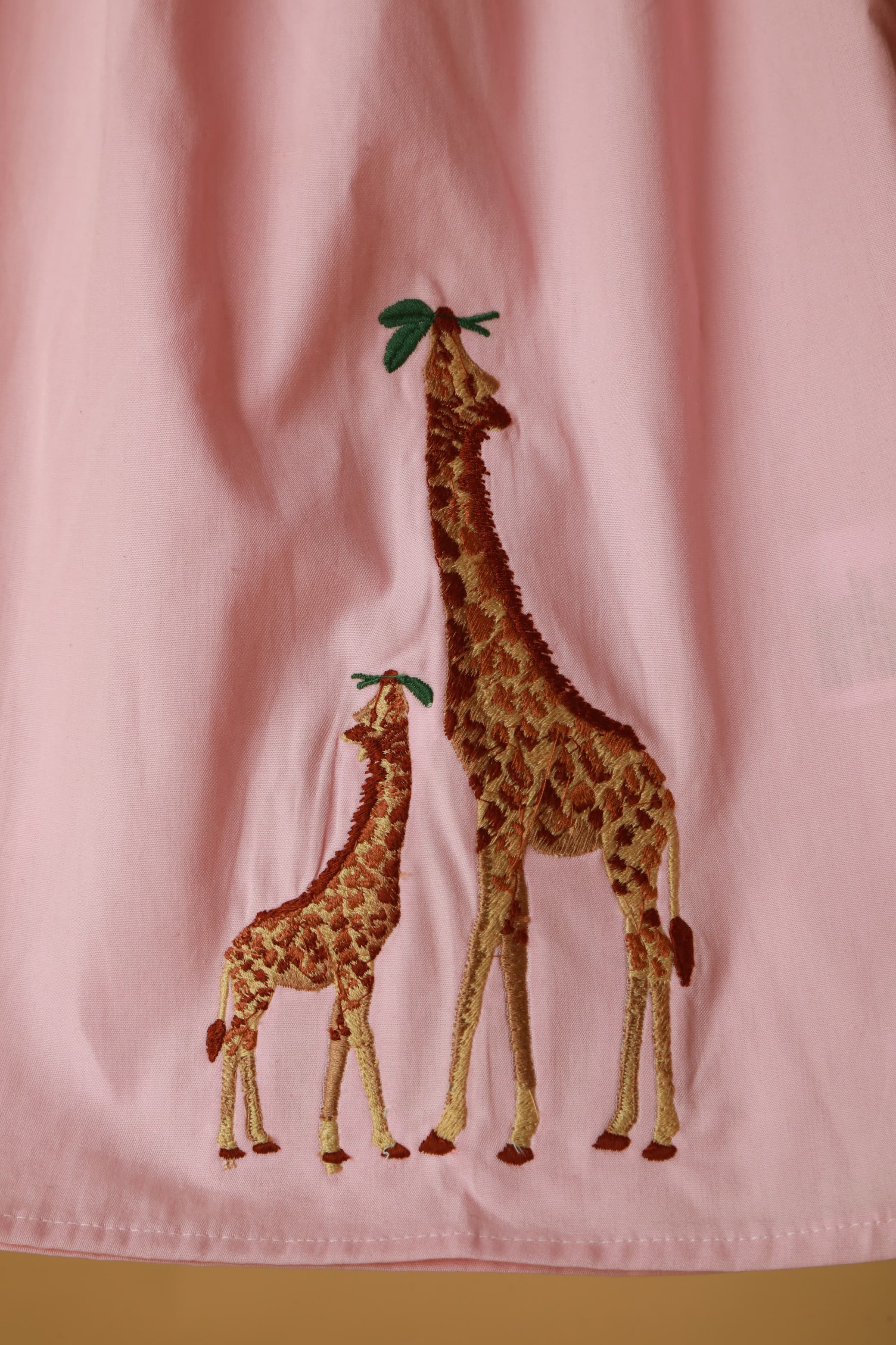 the neck frill A line dress