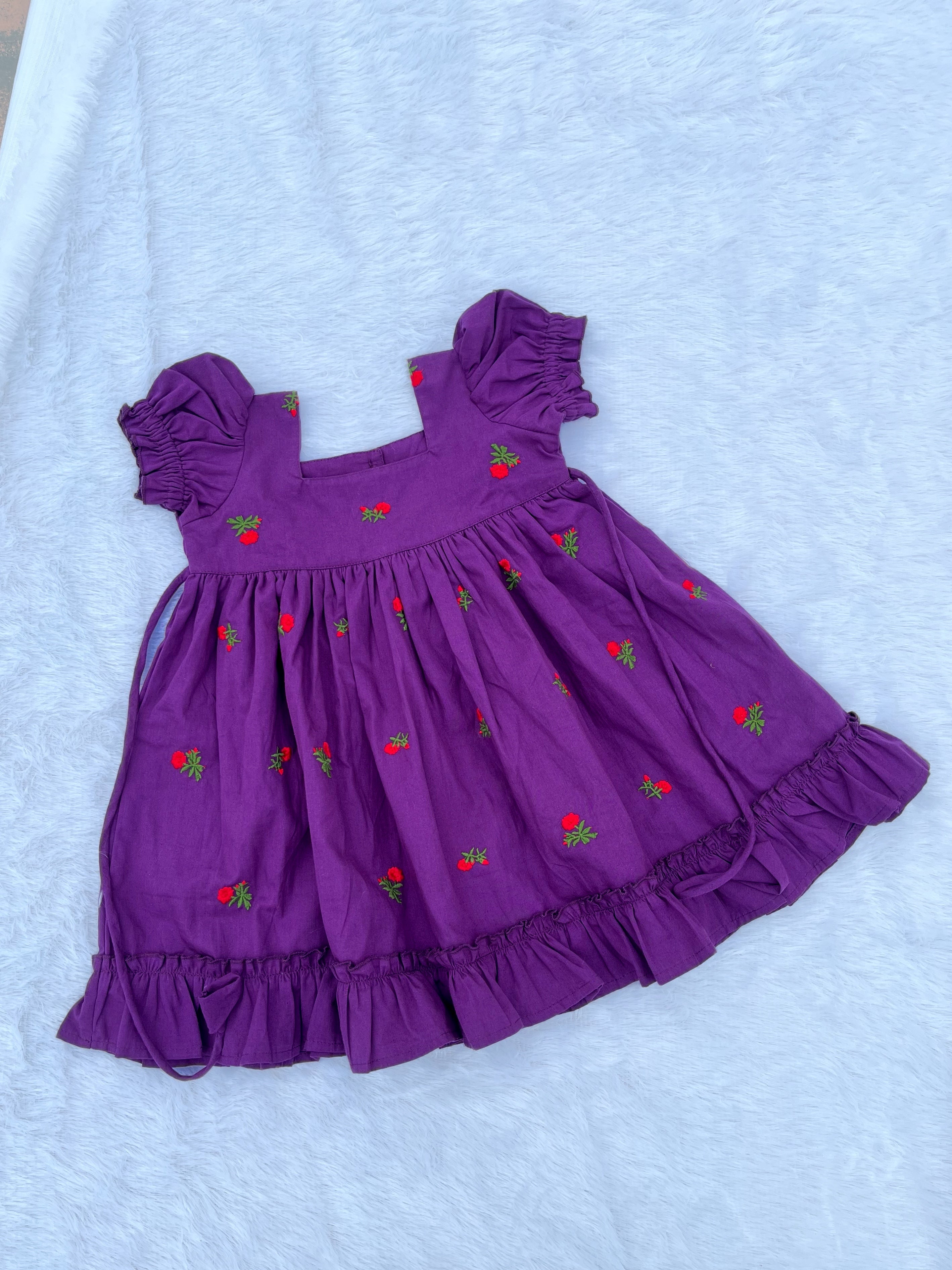 the puff sleeved layered princress dress